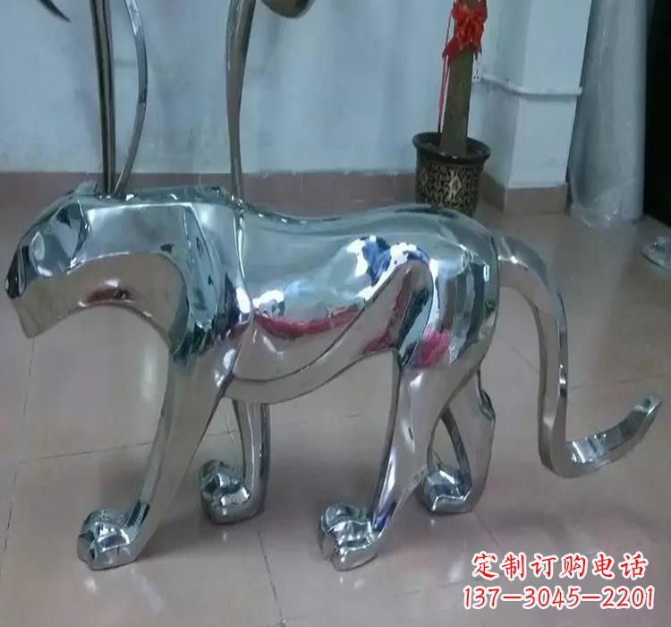 沈阳不锈钢老虎雕塑美化园林