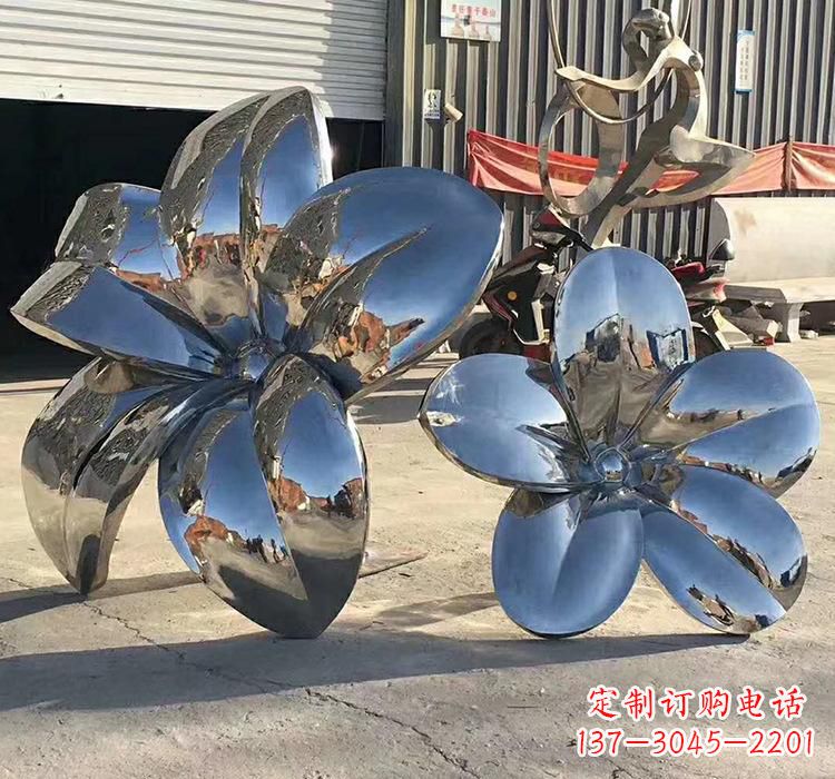 沈阳不锈钢荷花雕塑美丽又耐用