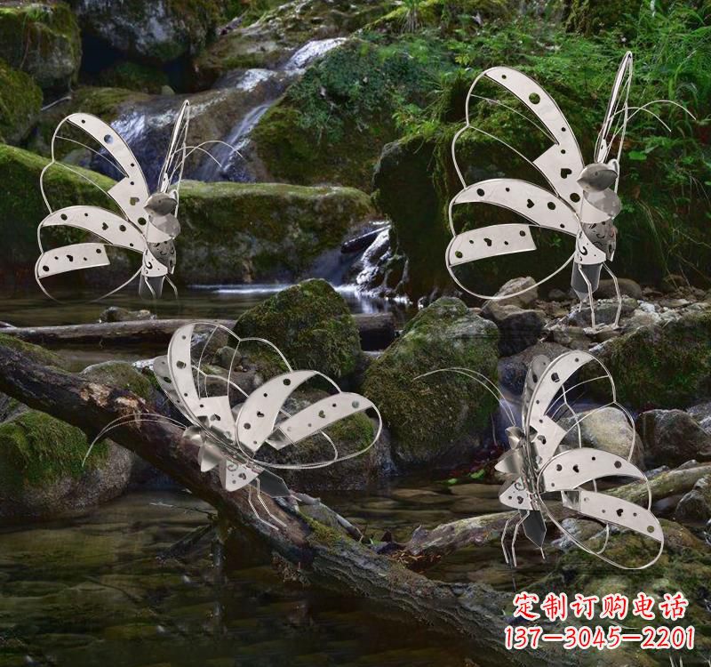 沈阳不锈钢园林艺术镂空蝴蝶雕塑——绽放自然之美