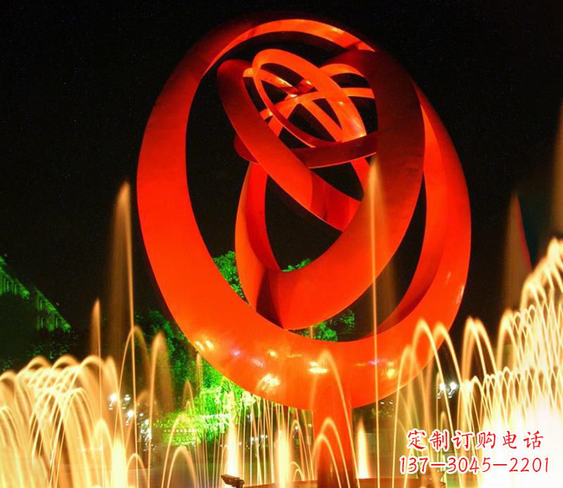 沈阳圆环雕塑抽象的艺术之美