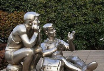 沈阳不锈钢的学生雕塑