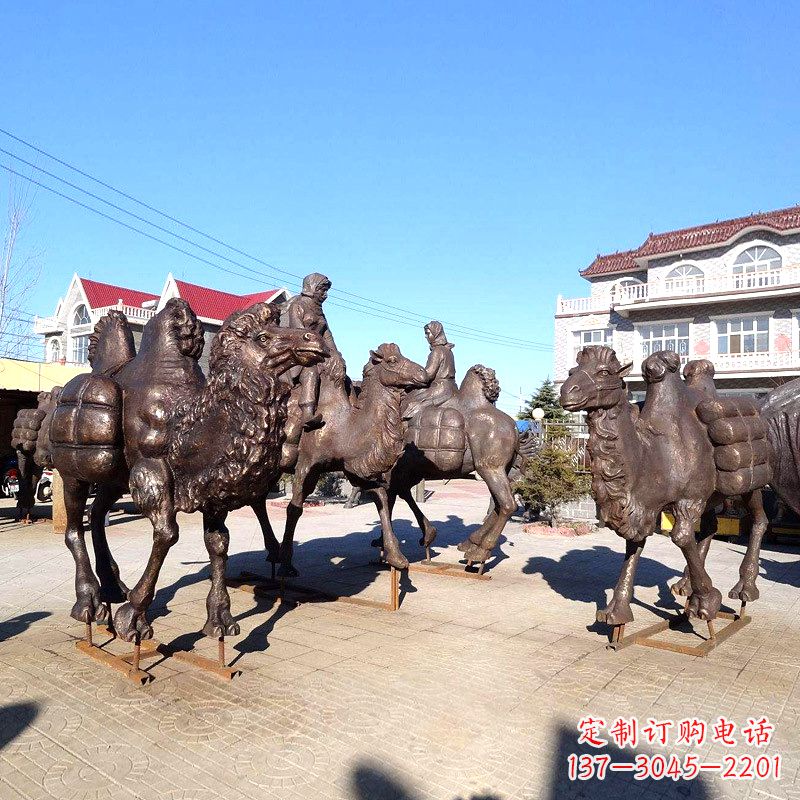 沈阳茶马古道骆驼队