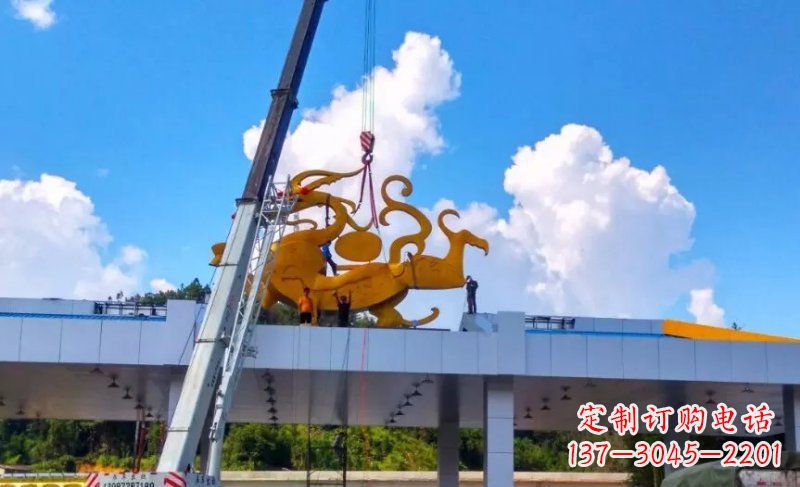 沈阳精美不锈钢龙雕塑,点缀城市之美