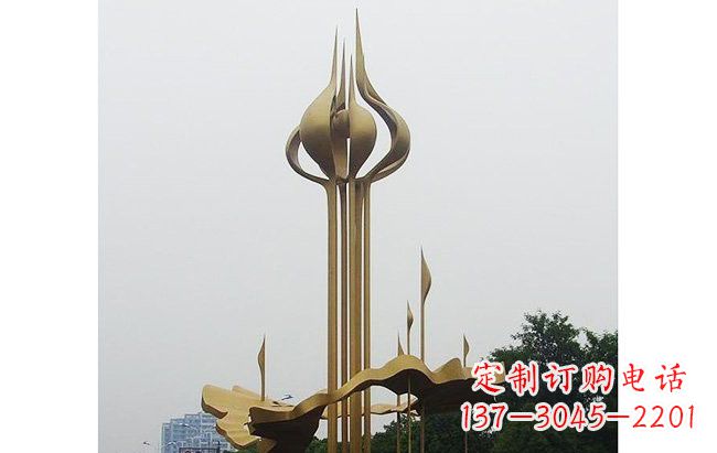 沈阳莲花雕塑缔造城市精神之家