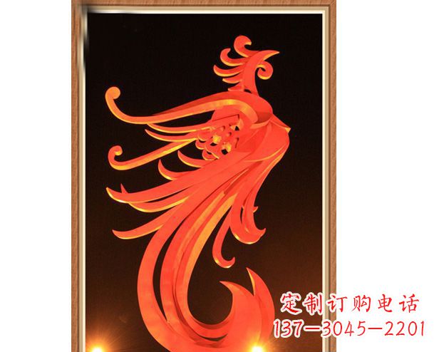 沈阳不锈钢凤凰雕塑美丽与传统的完美结合