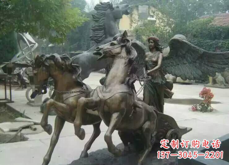 沈阳城市广场战马铜雕摆件