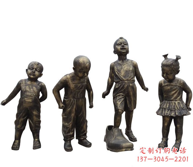 沈阳儿童雕塑传承中国古代文化