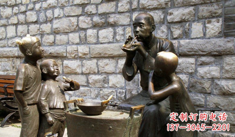 沈阳糖果街的精美雕塑