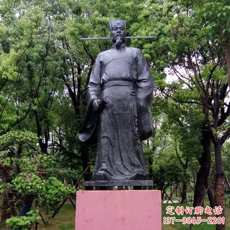 沈阳铜雕陶渊明——传承古代文学精髓