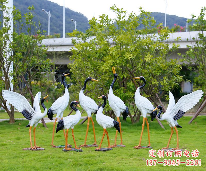 沈阳仙鹤雕塑传承中国文化精髓