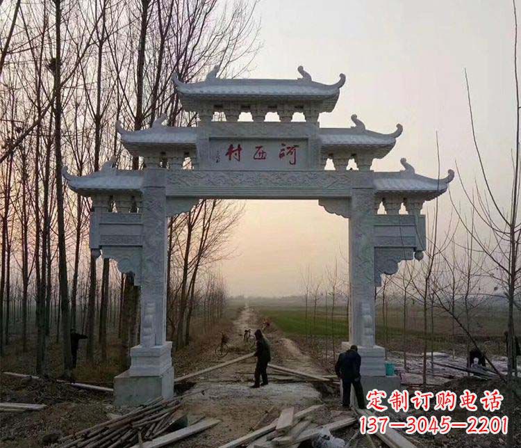 沈阳牌坊雕塑——记忆中的美丽家乡