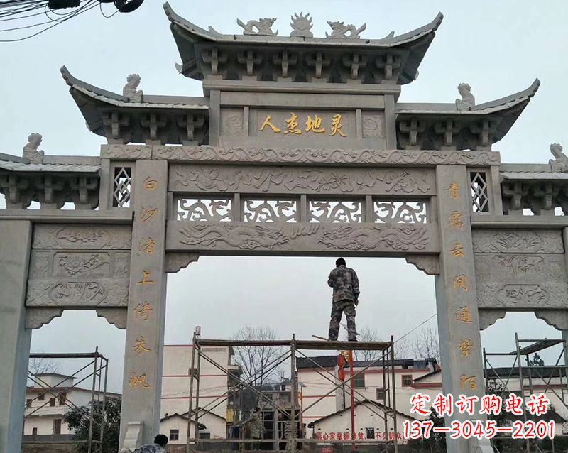 沈阳牌坊雕塑