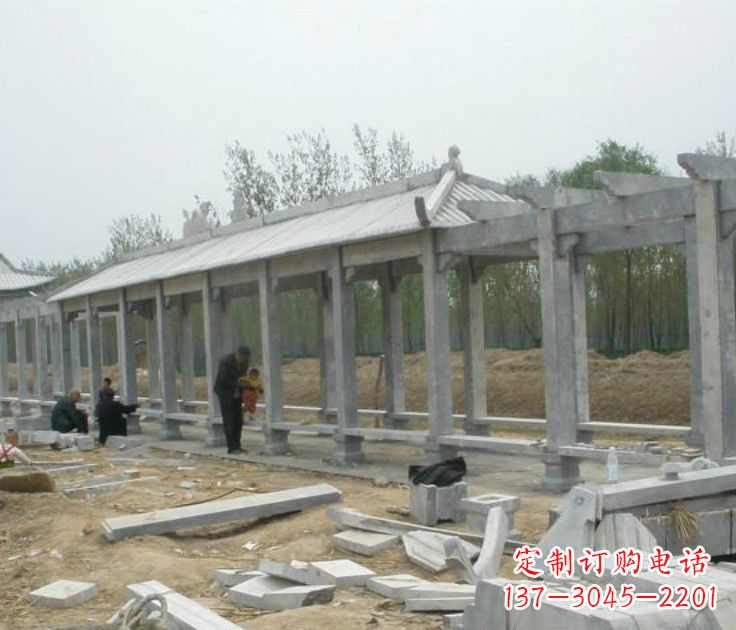 沈阳精美大理石凉亭雕塑