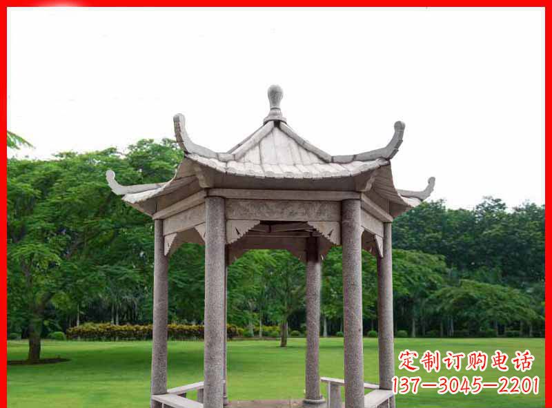 沈阳精致大理石凉亭雕塑
