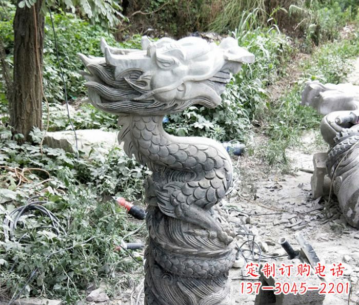 沈阳精美大理石生肖龙雕塑