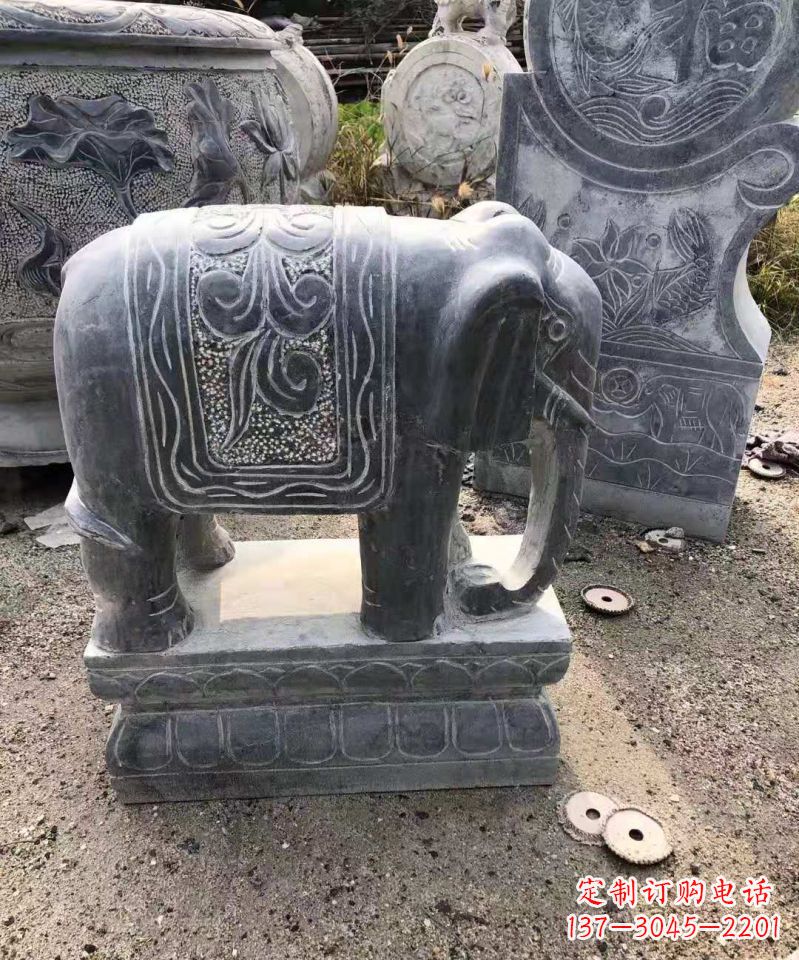 沈阳大理石大象雕塑