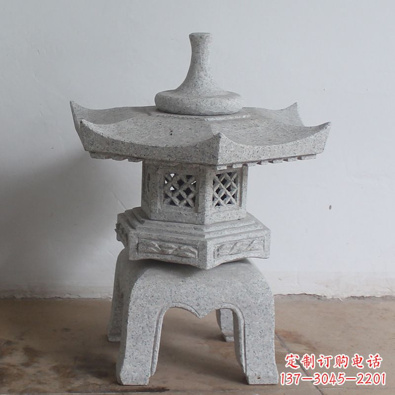 沈阳传统中式雕塑大理石石灯