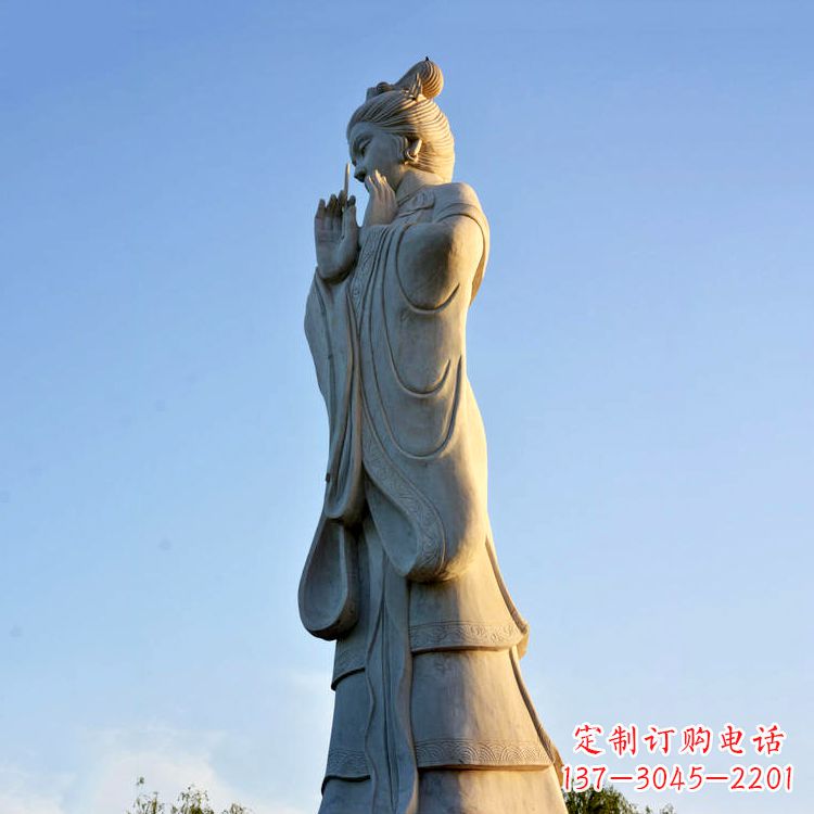 沈阳大型貂蝉雕塑-景区景点古代美女著名历史人物雕像