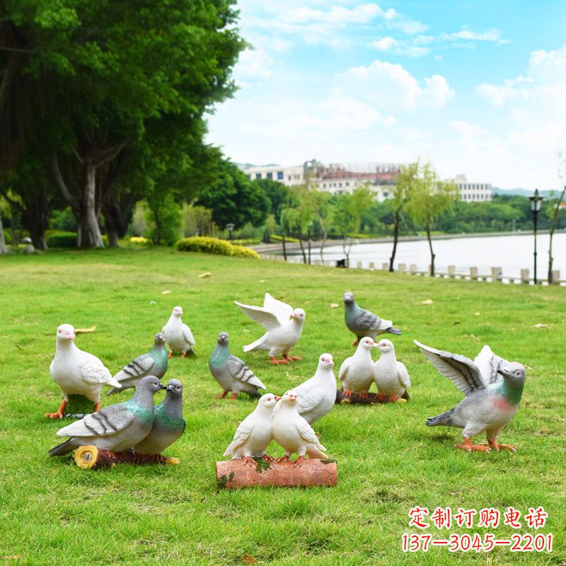 沈阳大学和平鸽雕塑