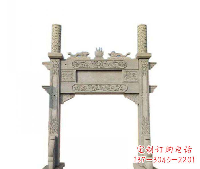 沈阳产品名称中领雕塑-牌坊石雕