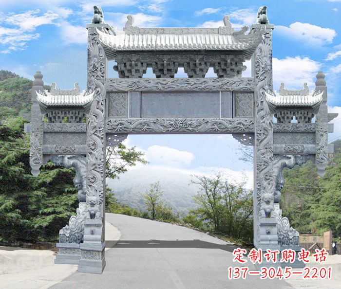 沈阳精美牌坊雕塑