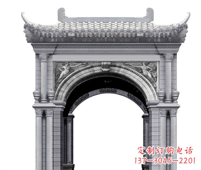 沈阳牌坊雕塑,精美绝伦,点缀品质生活