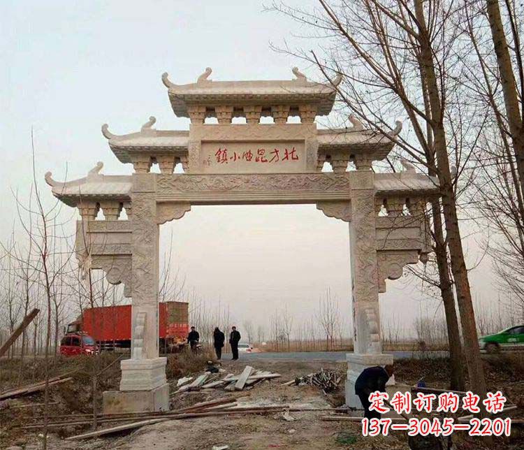 沈阳大理石牌坊石雕