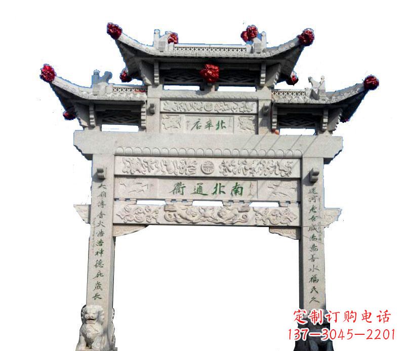 沈阳精美石牌坊雕塑