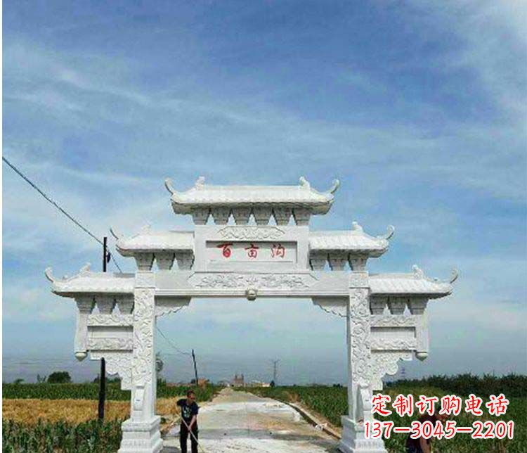 沈阳西方风格石牌坊石雕