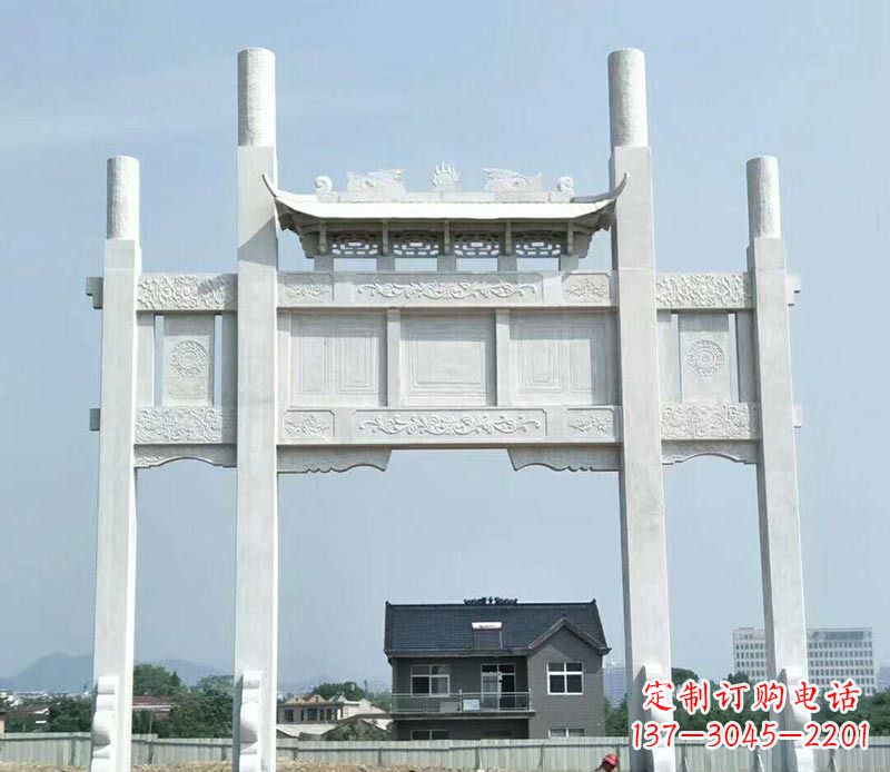 沈阳精美牌坊雕塑