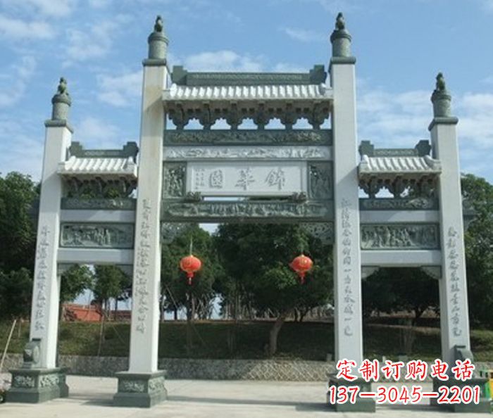 沈阳牌坊雕塑艺术品定制精品