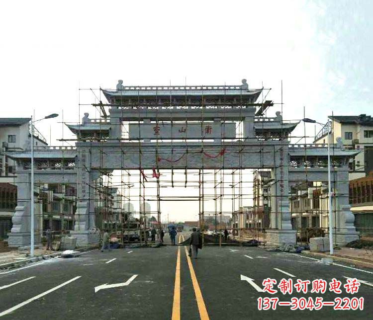 沈阳牌坊石雕——精致细腻,展示正气