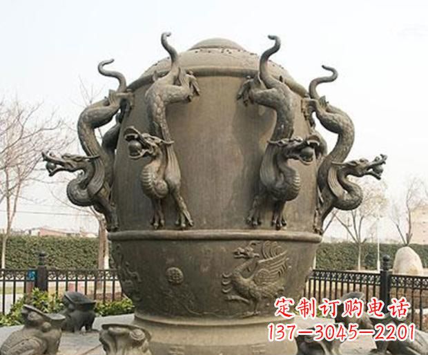 沈阳精美地动仪铜雕