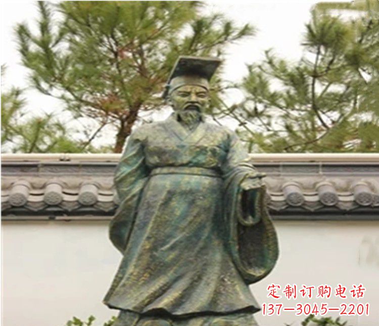 沈阳帝王汉武帝人物铜雕
