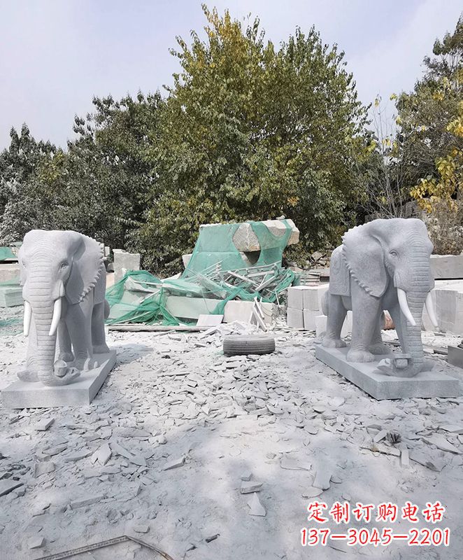 沈阳雕刻大象的石雕