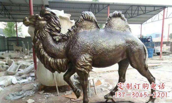 沈阳动物骆驼铜雕