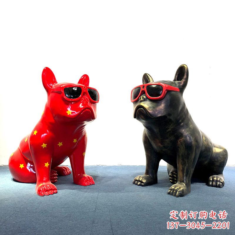 沈阳斗牛犬雕塑摆件