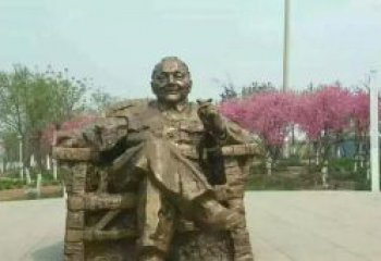 沈阳中领雕塑邓小平坐式铜雕