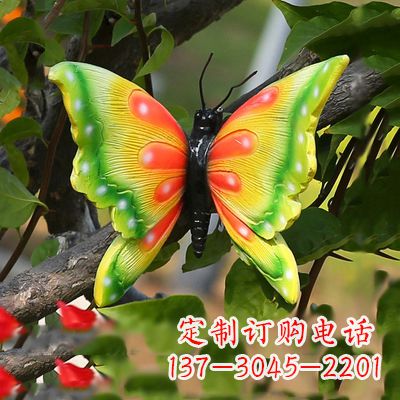 沈阳仿真蝴蝶_小号黄色款17x17x10