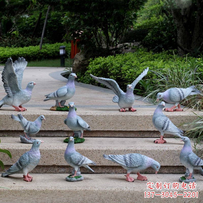 沈阳鸽子兔子猴子大象雕塑