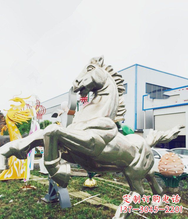 沈阳产品名称优雅的不锈钢雕塑——奔马