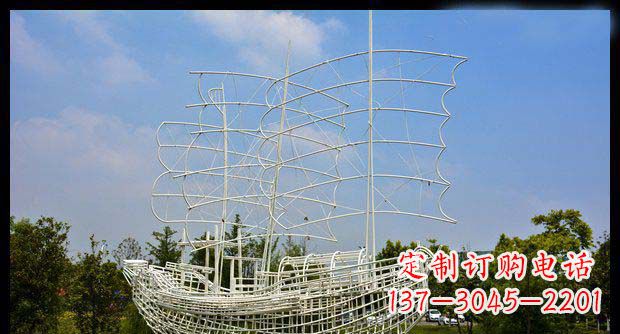 沈阳唯美不锈钢帆船雕塑