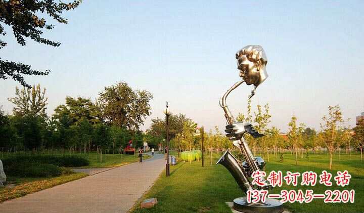 沈阳不锈钢萨克斯抽象雕塑