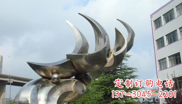 沈阳中领雕塑出品不锈钢海鸥雕塑