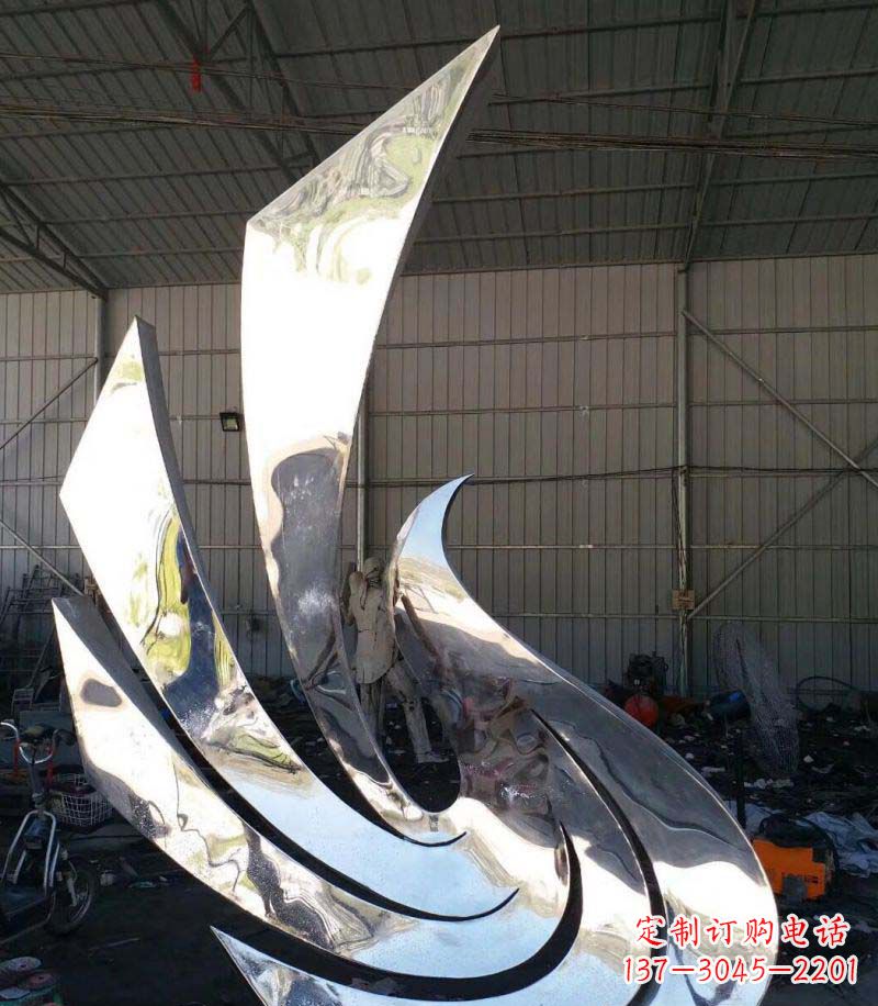 沈阳精巧不锈钢和平鸽雕塑