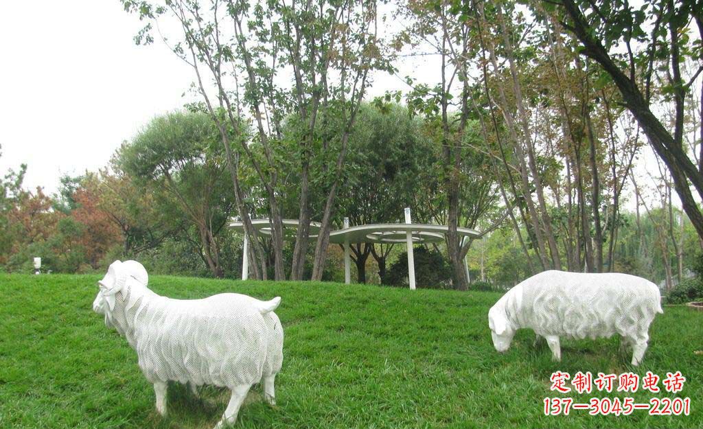 沈阳品质精致的不锈钢绵羊雕塑