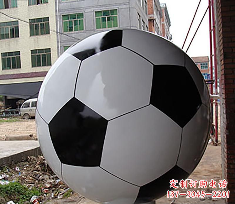 沈阳优质不锈钢足球雕塑