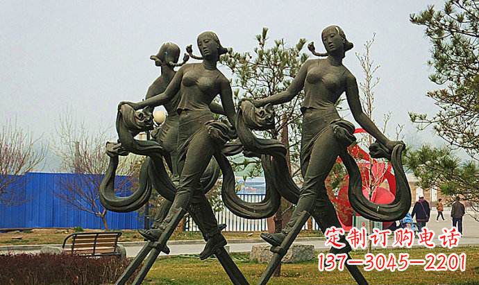 沈阳中领雕塑精美女孩雕塑