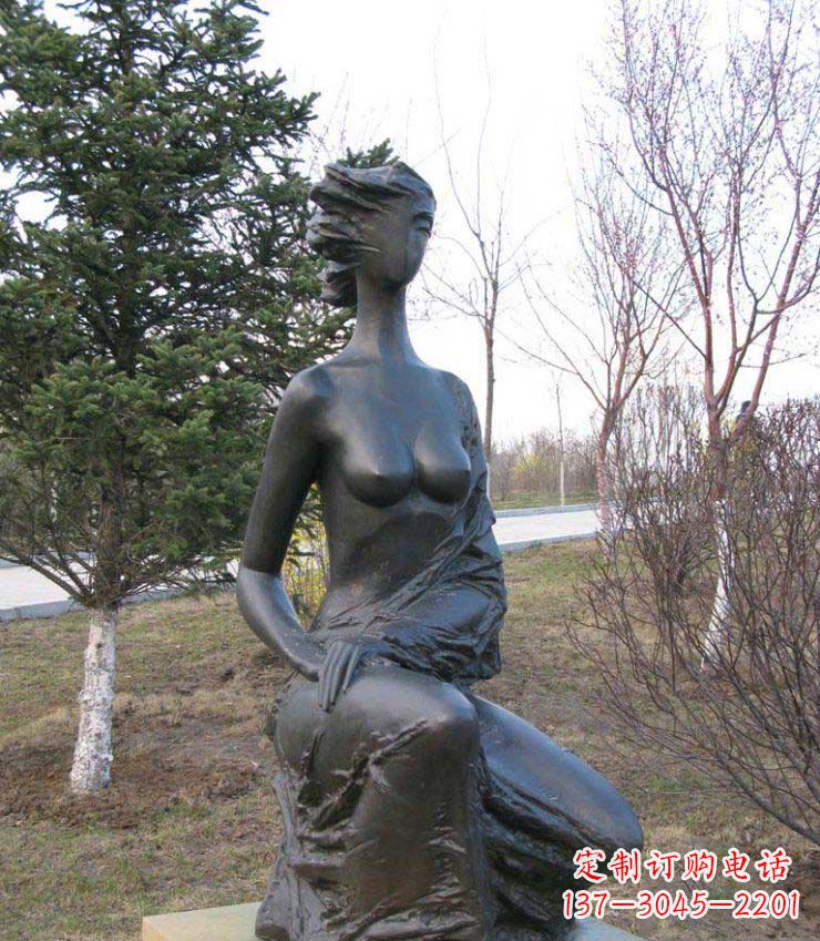 沈阳庄重美丽的女人铜雕塑