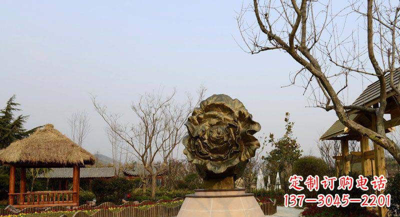 沈阳公园大白菜景观铜雕